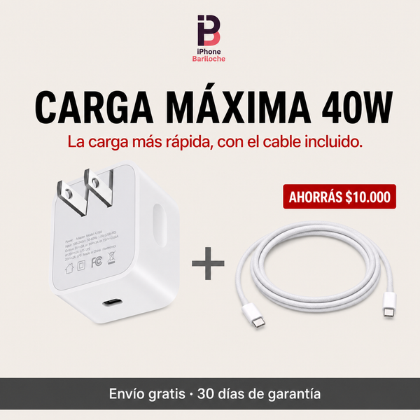 Combo Carga Máxima 40W